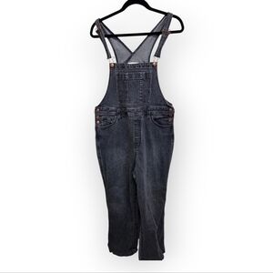 Universal Thread Gray Denim Overalls Women's Size 12/31 EUC